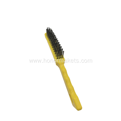 4 Row Wire Brush with Wooden Handle